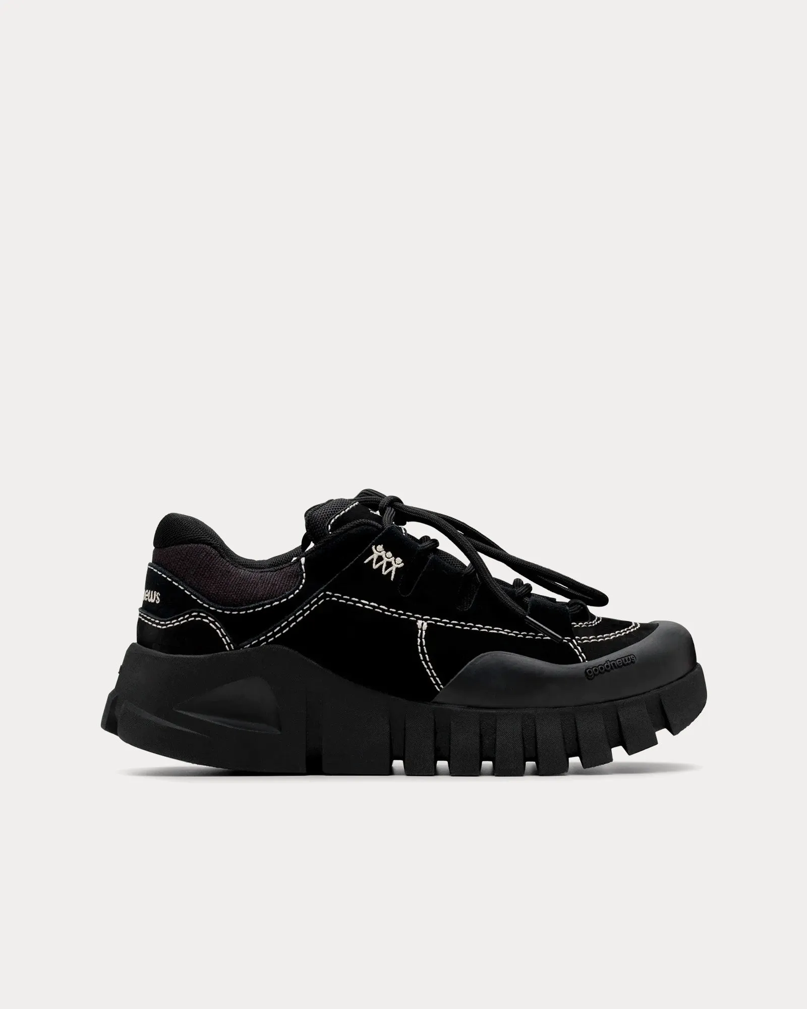 Bear Black Low Top Sneakers