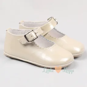 Beige Pearl Mary Jane Pre-Walker