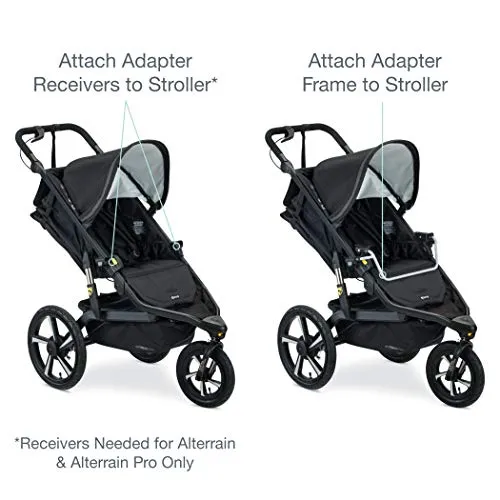 BOB Gear Single Jogging Stroller Adapter for Britax Infant Car Seats (S12045300)