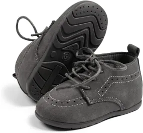 Casazoe Infant Baby Boys Girls Oxford Shoes PU Leather Wedding Loafers Brogue Toddler Baptism Dress Shoes First Steps Walking Flat Lazy Crib Shoe