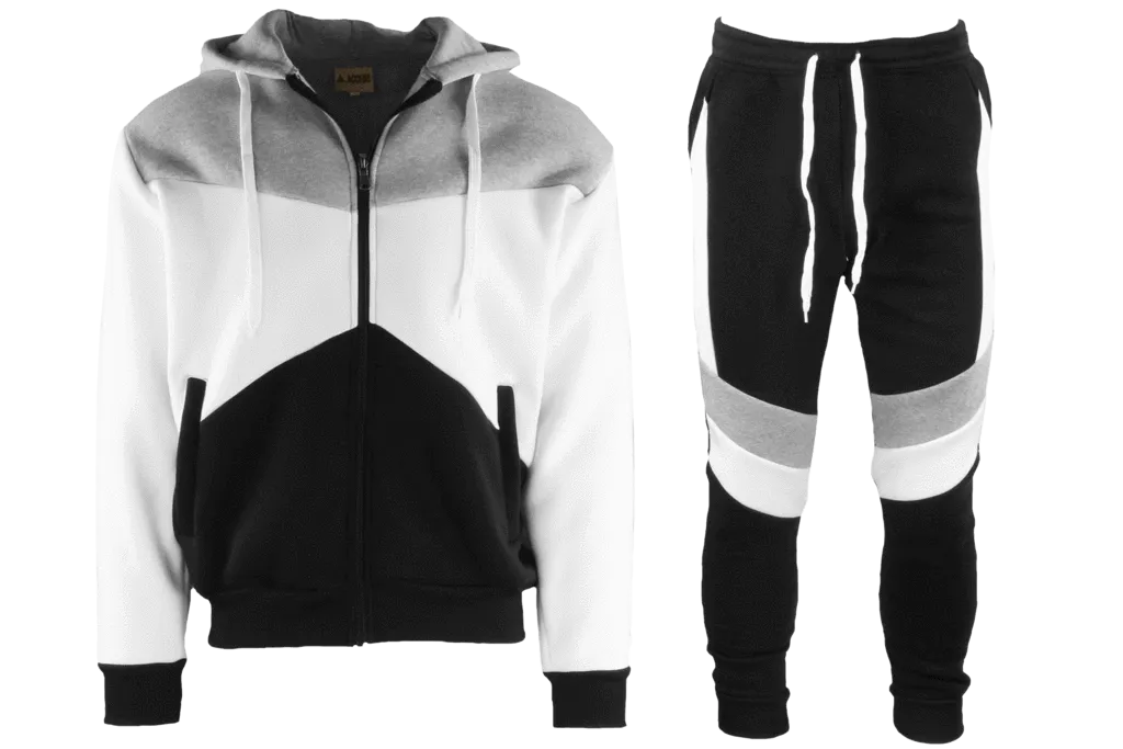 Color Block Fleece Set
