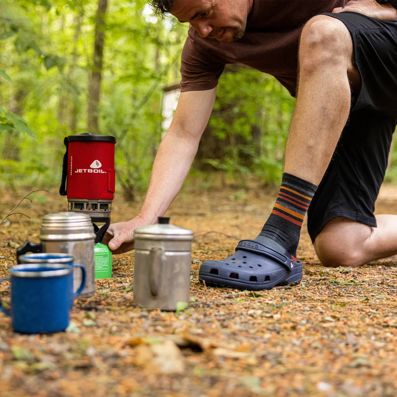 Darn Tough Fastpack Lightweight Micro Crew Sock with Cushion (Men) - Charcoal