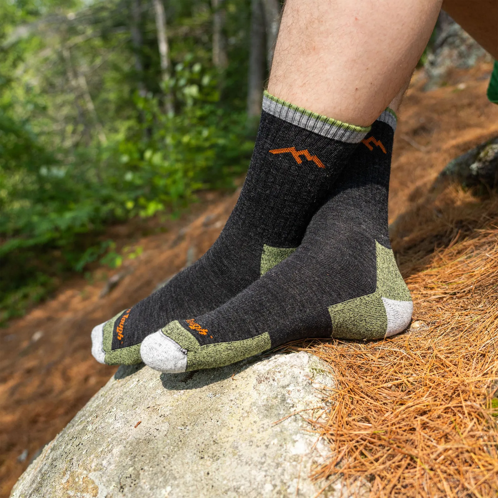 Darn Tough Hiker Midweight Micro Crew Sock with Cushion (Men) - Lime