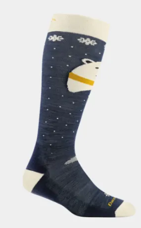 Darn Tough Kids Polar Bear Over-the-Calf Midweight Ski & Snowboard Sock 2025