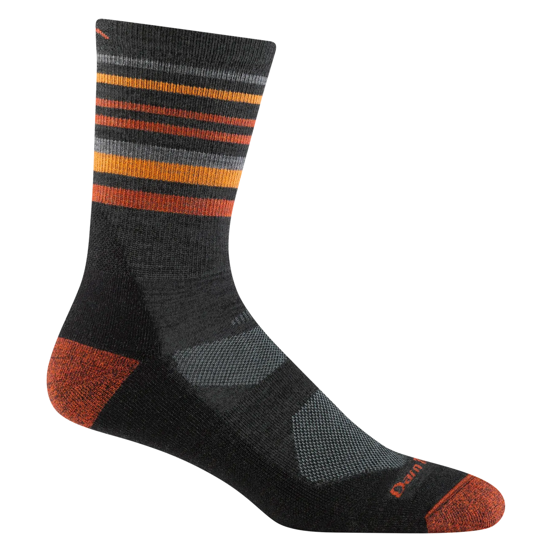 Darn Tough Men's Fastpack Micro Crew Lightweight Hiking Sock - Charcoal