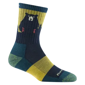 Darn Tough Women's Bear Town Micro Crew Lightweight Hiking Sock - Dark Teal