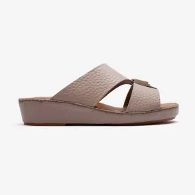 DAVINCI TIMELESS UNLINED HAMMERED CLASSIC ARABIC SANDALS SANTORINI