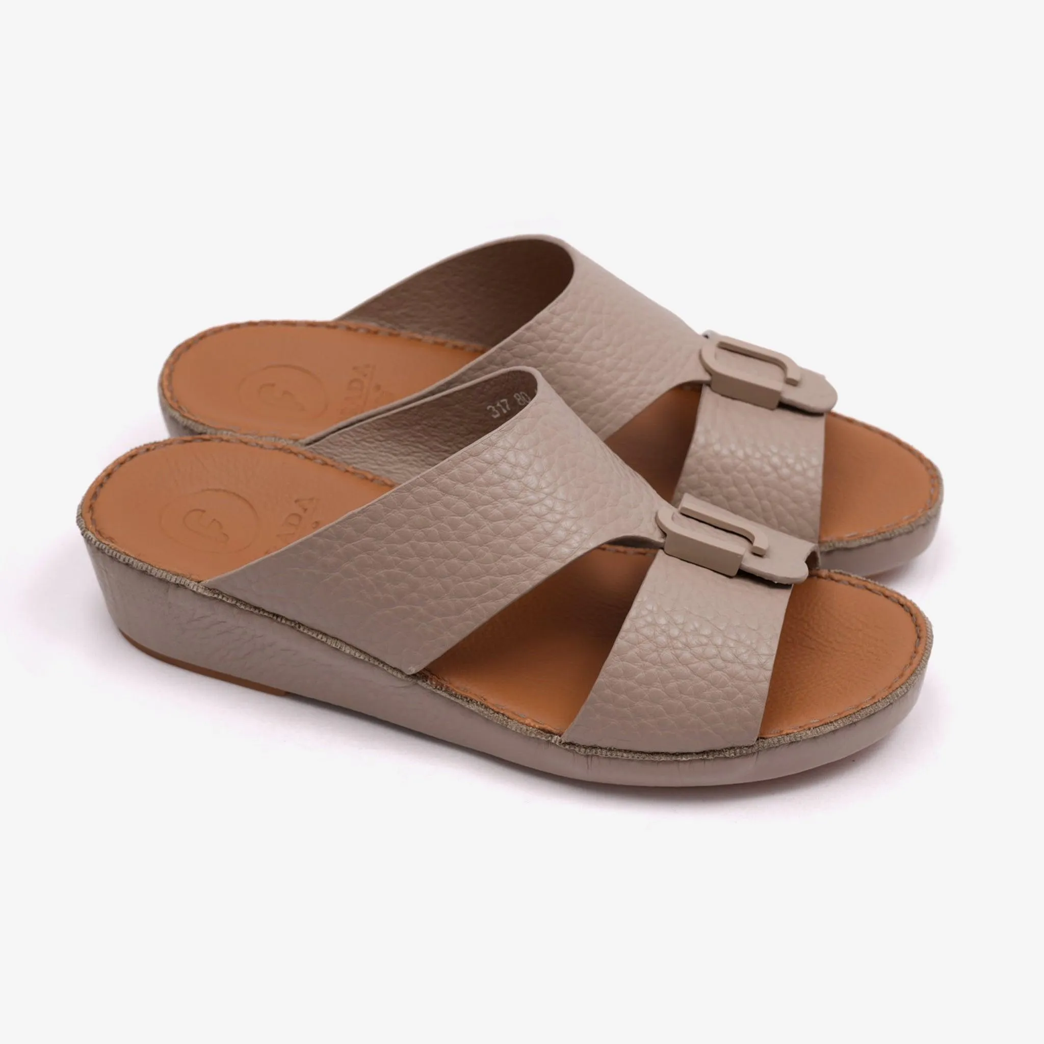 DAVINCI TIMELESS UNLINED HAMMERED CLASSIC ARABIC SANDALS SANTORINI