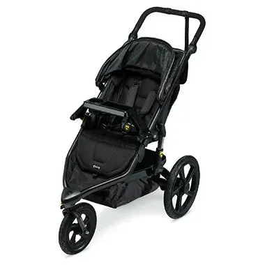 Deluxe Snack Tray for Single Jogging Strollers - Black