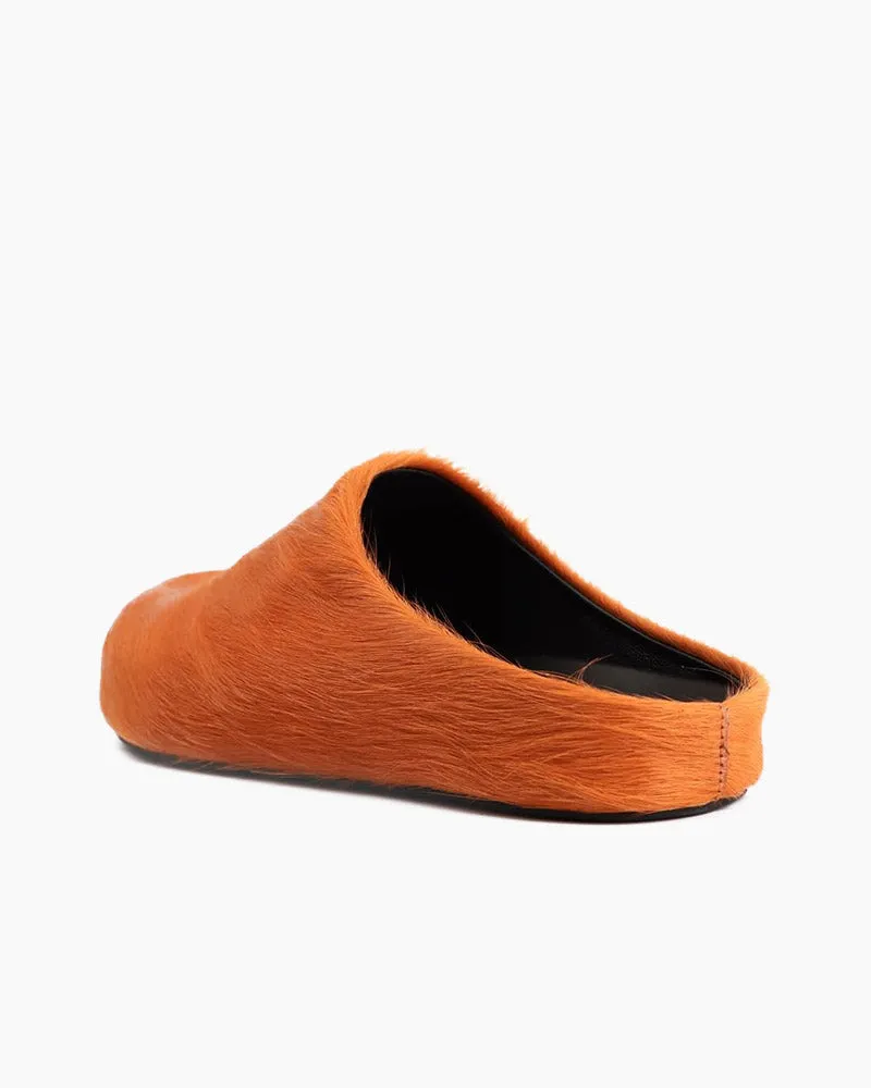 Designer Real Fur Slides Clogs Mules Flat Luxury Slippers (Women)