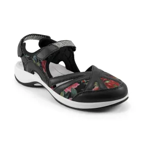 EASY SPIRIT LADIES SANDALS BLACK SEESPLASH