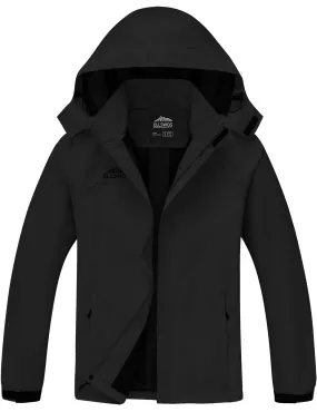 ELLWSOS Men's Lightweight Waterproof Rain Jacket
