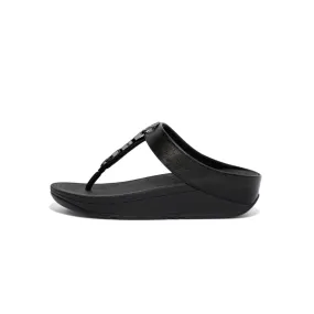 FINO Jewelstone Leather Toe-Post Sandals