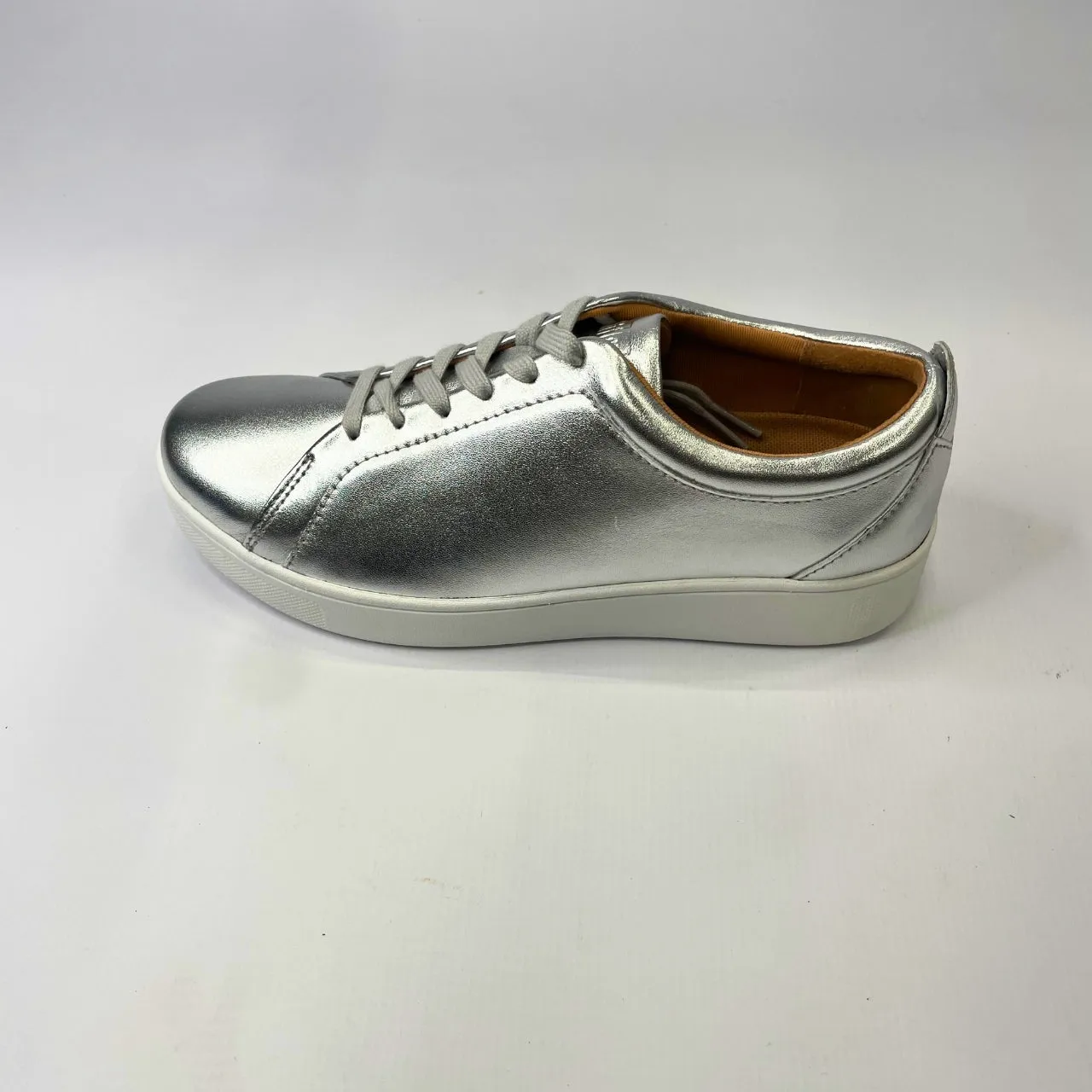 Fitflop RALLY leather silver sneaker