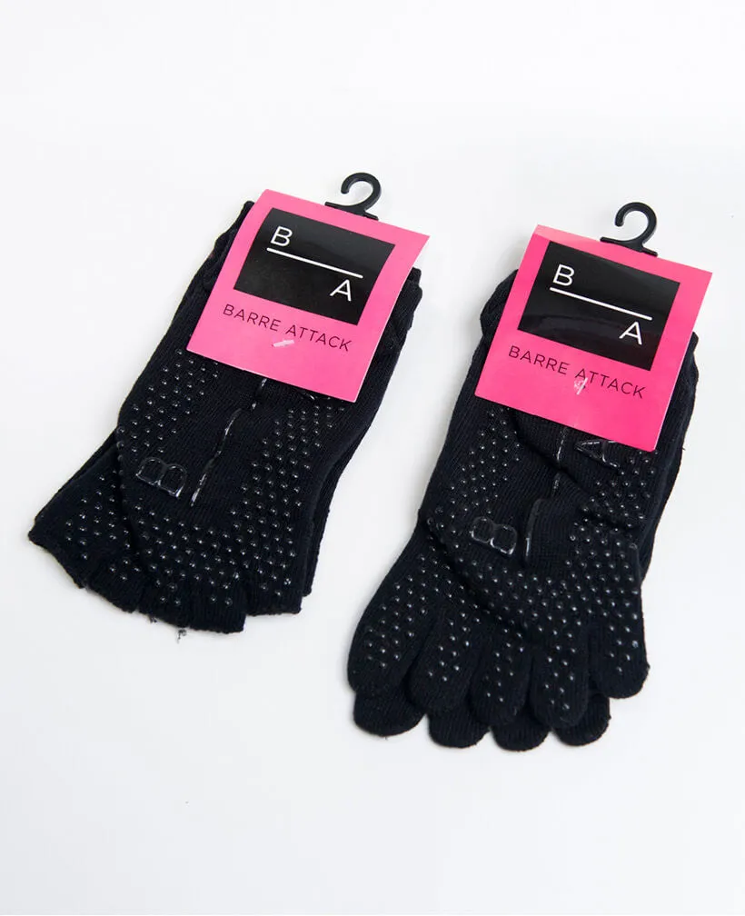 Grippy Socks - Full Toe - Black