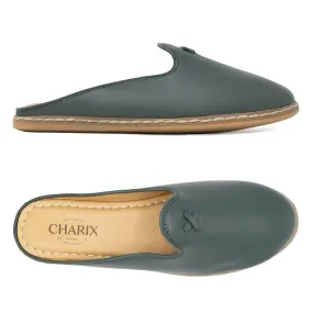 Hunter Green Mules for Men