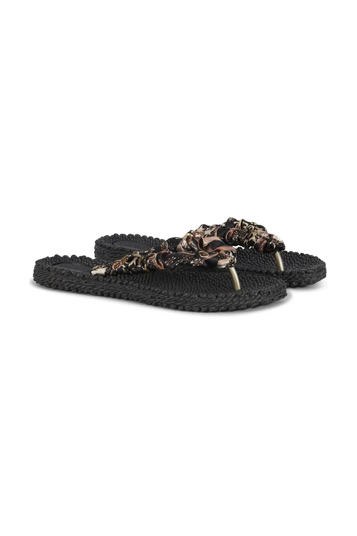 Il Jacobsen Flip Flops Black Bow