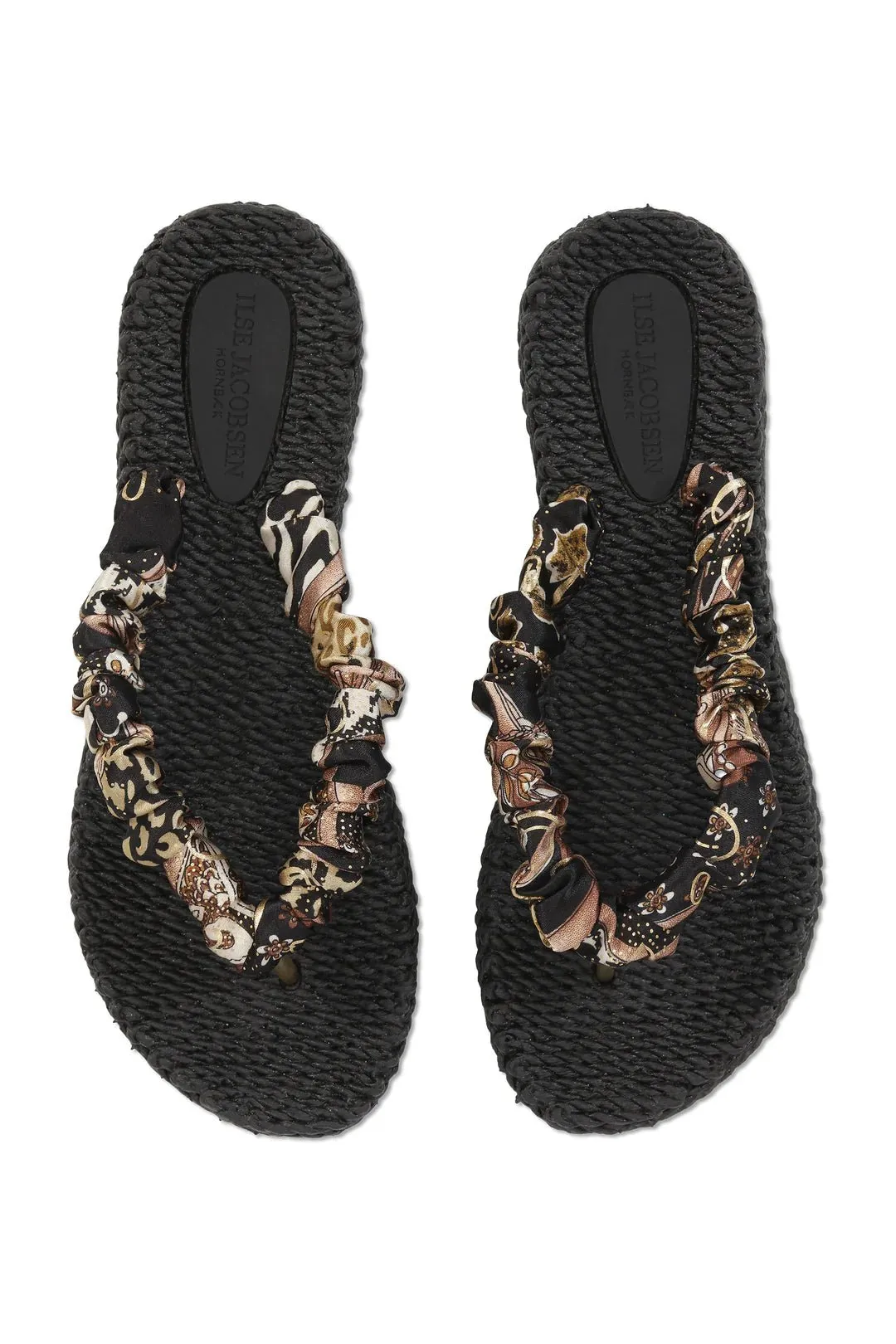 Il Jacobsen Flip Flops Black Bow