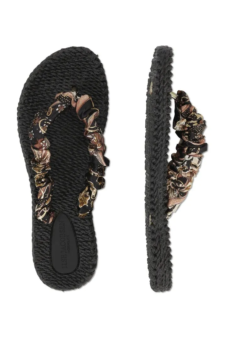 Il Jacobsen Flip Flops Black Bow