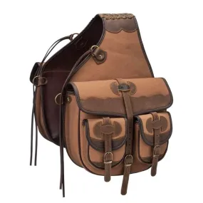 JT International Canvas Trail Bag with Leather Accents 61-9928-17-0