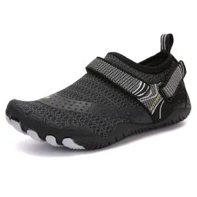 Kids' Water Shoes Barefoot Quick Dry Aqua Sports Boys Girls - Black Size BigKid US2 = EU32