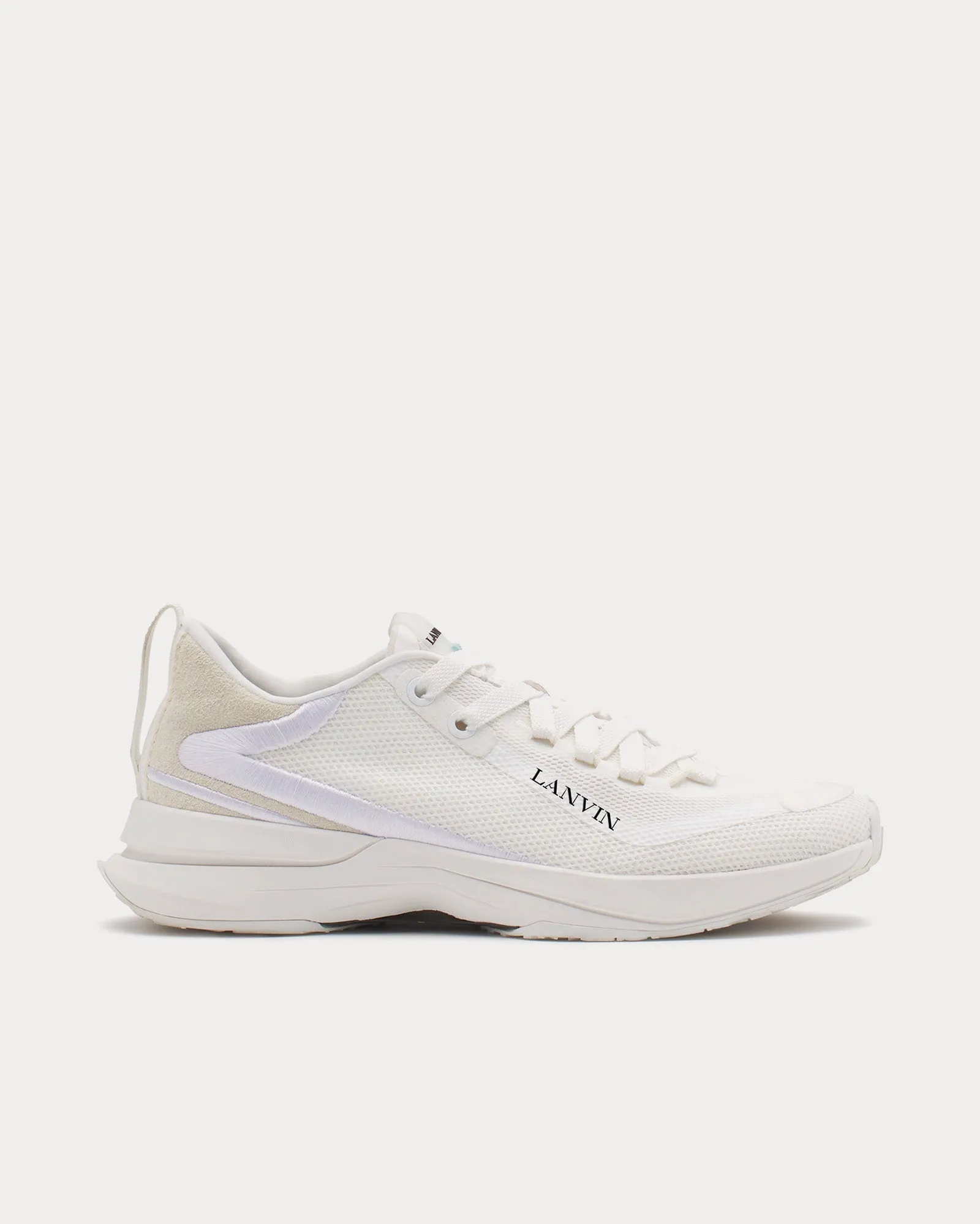 L-I Mesh White / White Low Top Sneakers