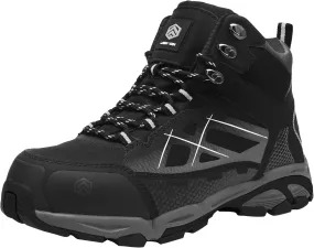 LARNMERN Steel Toe Boots Men, Non Slip Work Puncture Proof Safety Boot, Industrial Construction Comfortable Outdoor Hiking Military Tactical Shoes LARNMERN Steel Toe Boots Men, Non Slip Work Puncture Proof Safety Boot, Industrial Construction Comfortable Outdoor Hiking Military Tactical Shoes