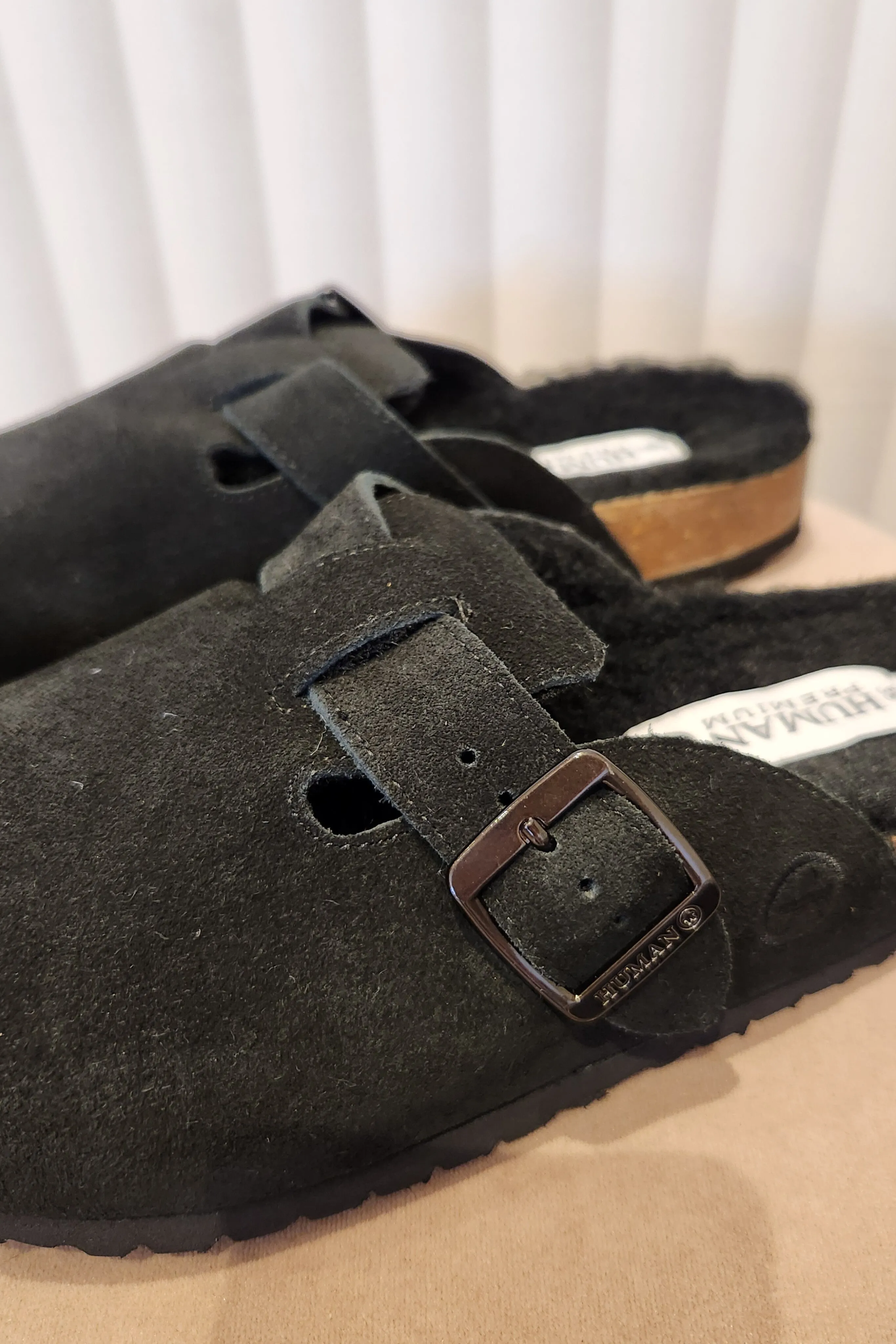 Lego Suede Mule - Black