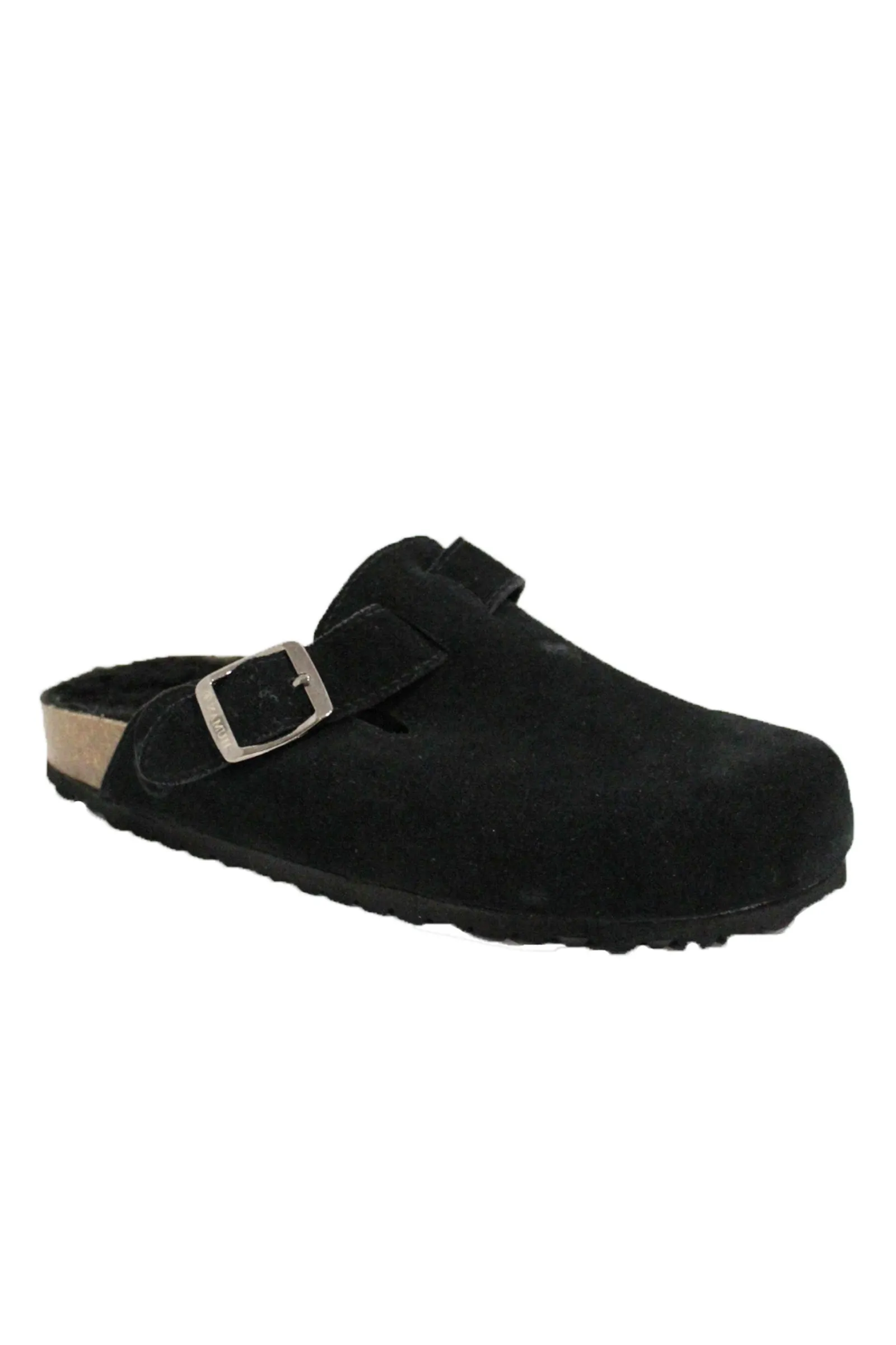 Lego Suede Mule - Black