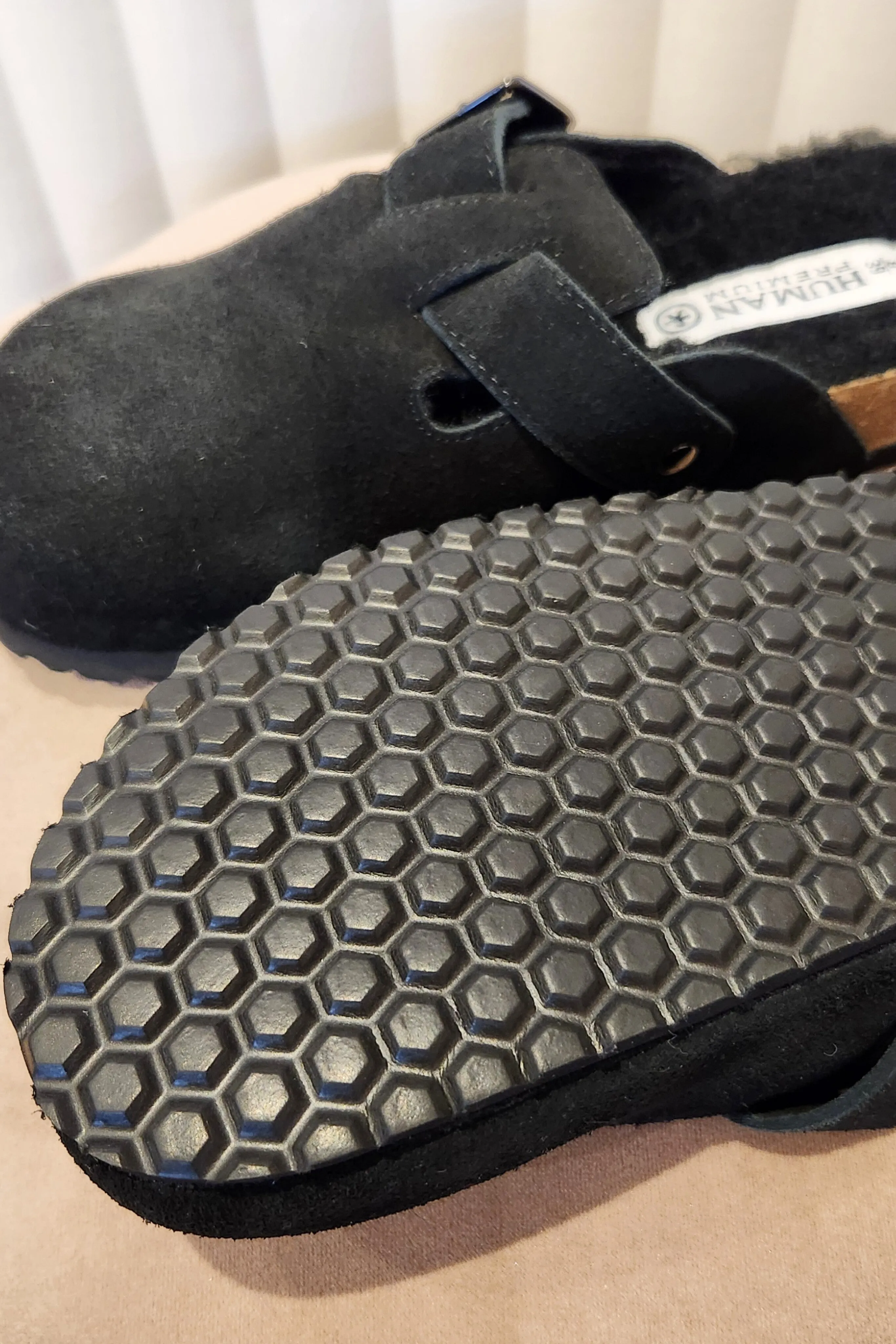 Lego Suede Mule - Black