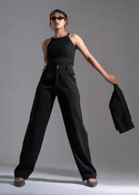 Luxe Black Scarlett Korean Pants