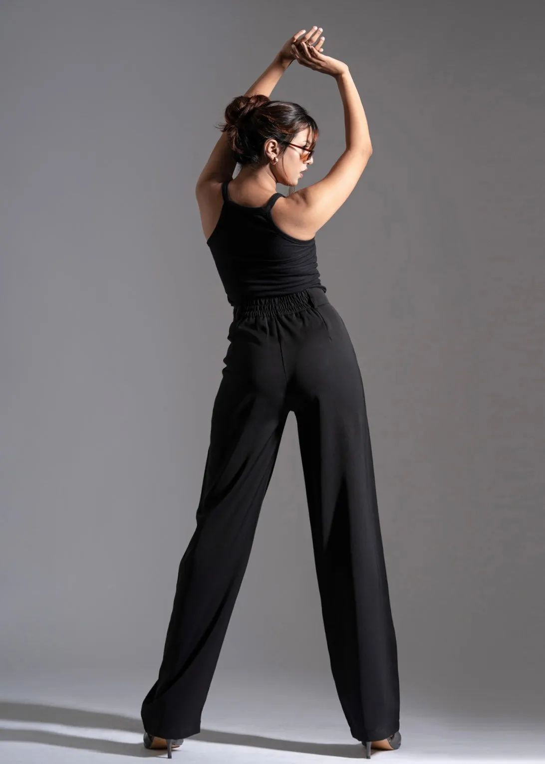 Luxe Black Scarlett Korean Pants