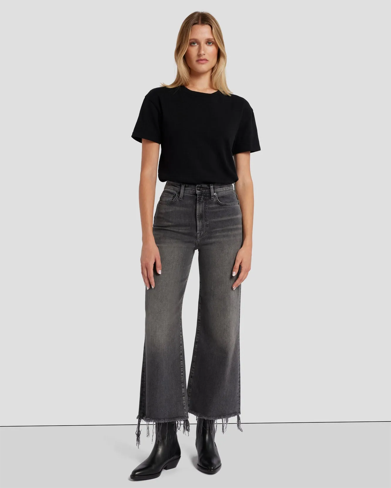 Luxe Vintage Ultra High Rise Cropped Jo in Courage