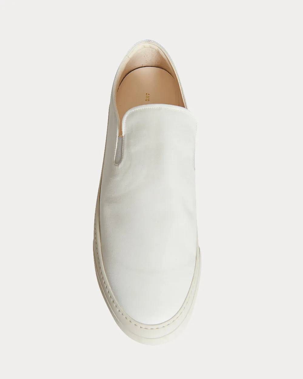 Marie H Canvas Ivory Slip On Sneakers
