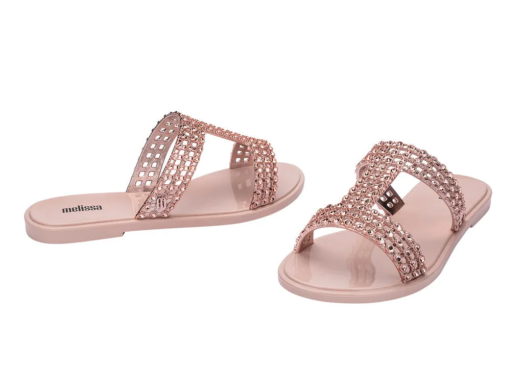 Melissa Glowing Pink Slide Slipons For Women
