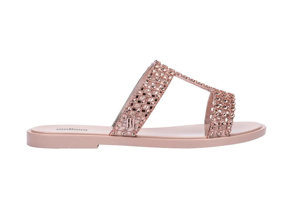 Melissa Glowing Pink Slide Slipons For Women