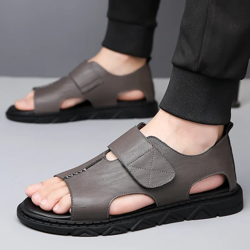 Men's Breathable Leather Sandals