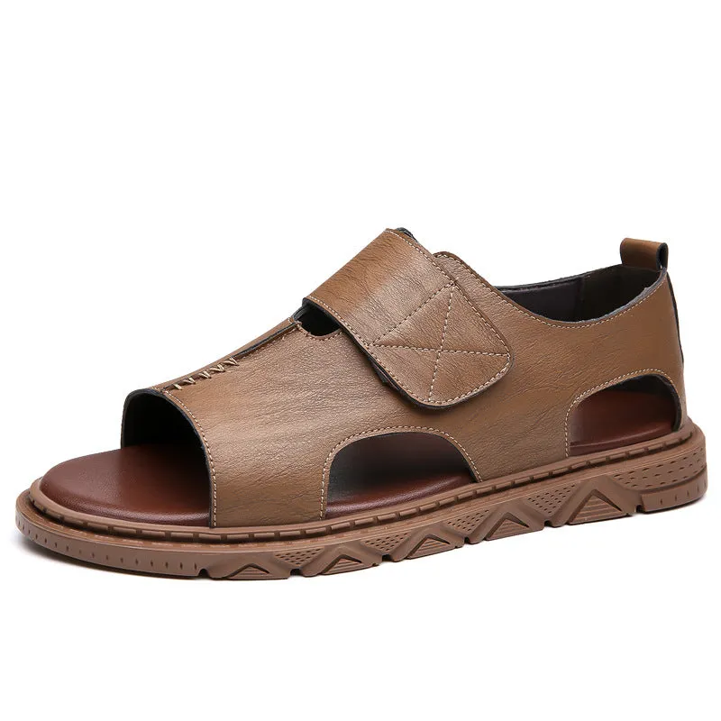 Men's Breathable Leather Sandals
