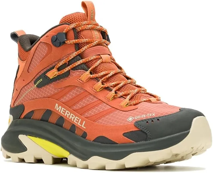 Merrell Moab Speed 2 Mid GTX Shoes for Men  Gore-TEX Technology  Mesh Lining and Upper