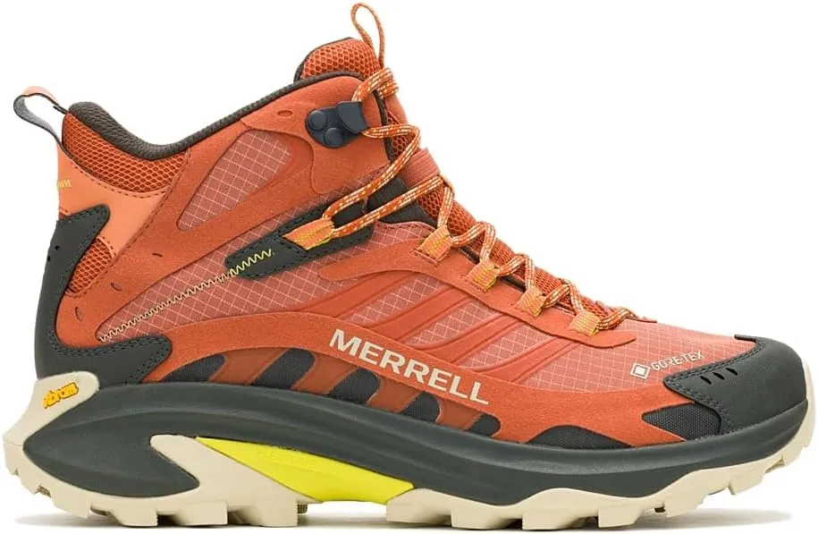 Merrell Moab Speed 2 Mid GTX Shoes for Men  Gore-TEX Technology  Mesh Lining and Upper