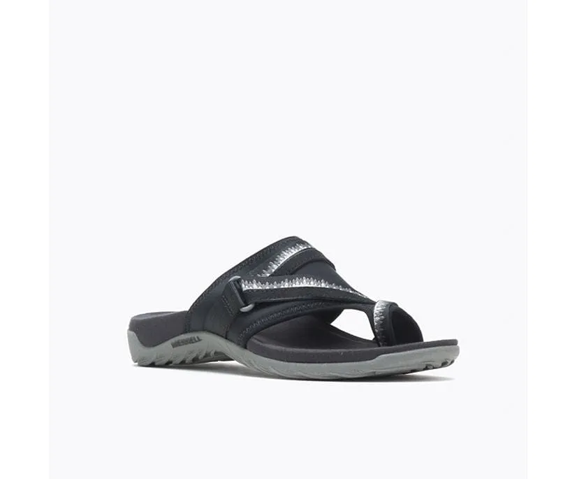 Merrell Women's Terran 3 Cush Post Sandals- Black