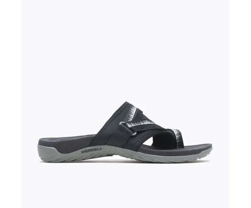 Merrell Women's Terran 3 Cush Post Sandals- Black