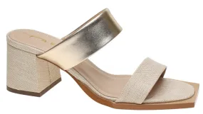 Moema Debra Double Strap Two Tone Mule
