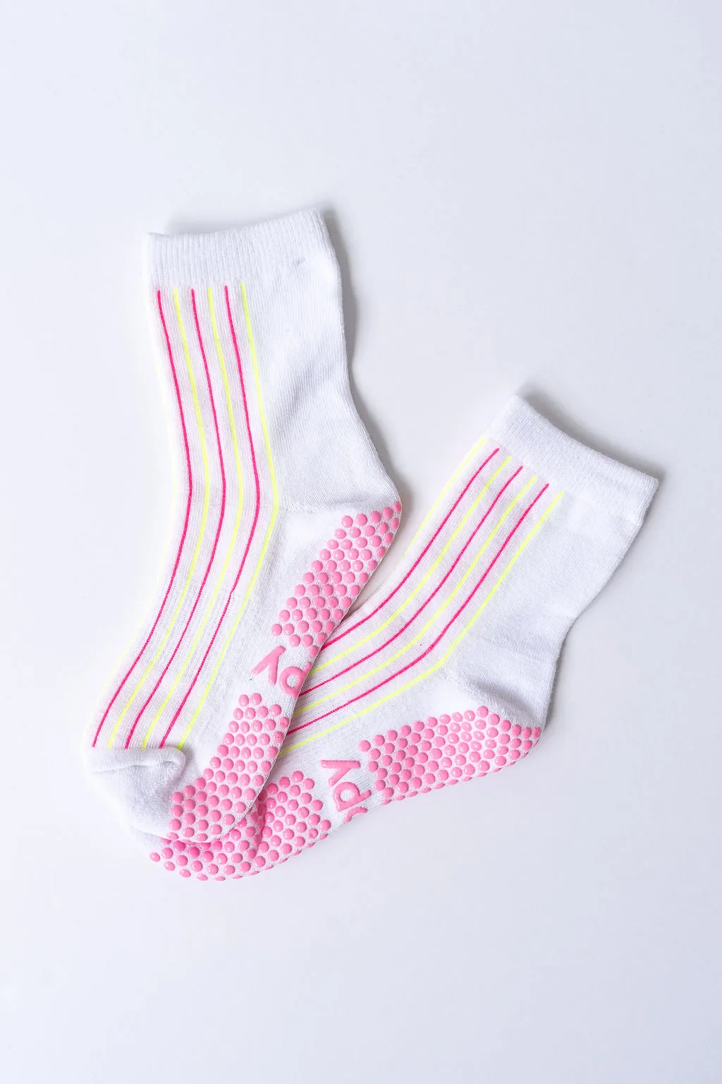 Neon Lights Grippy Socks