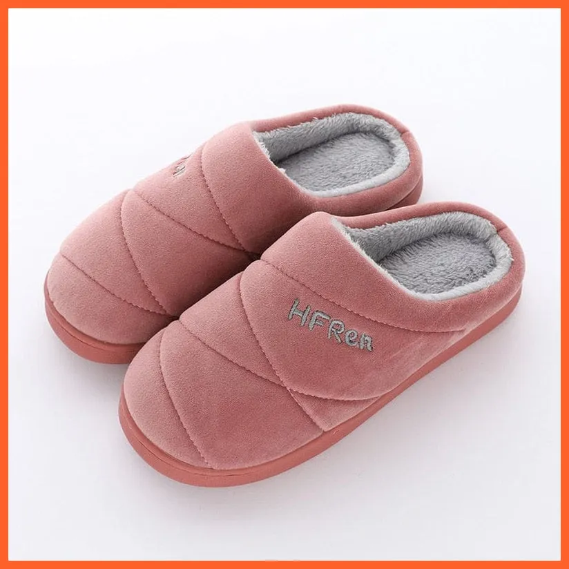 New Autumn Winter Women Men Bottom Soft Insole Slippers | Warm Non-Slip Slides Comfortable Footwear