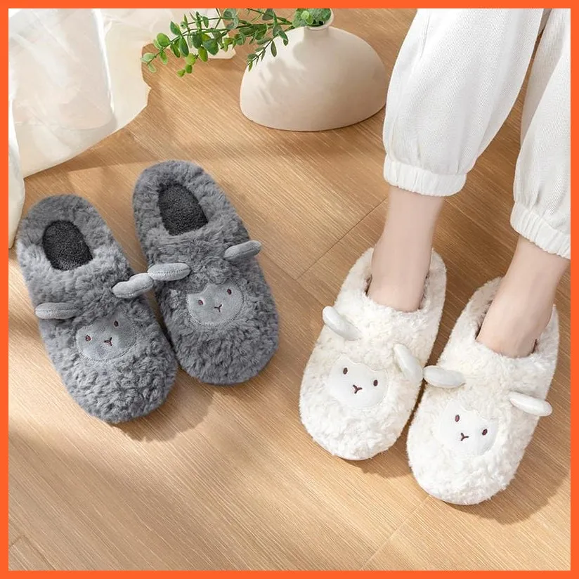 New Autumn Winter Women Men Bottom Soft Insole Slippers | Warm Non-Slip Slides Comfortable Footwear