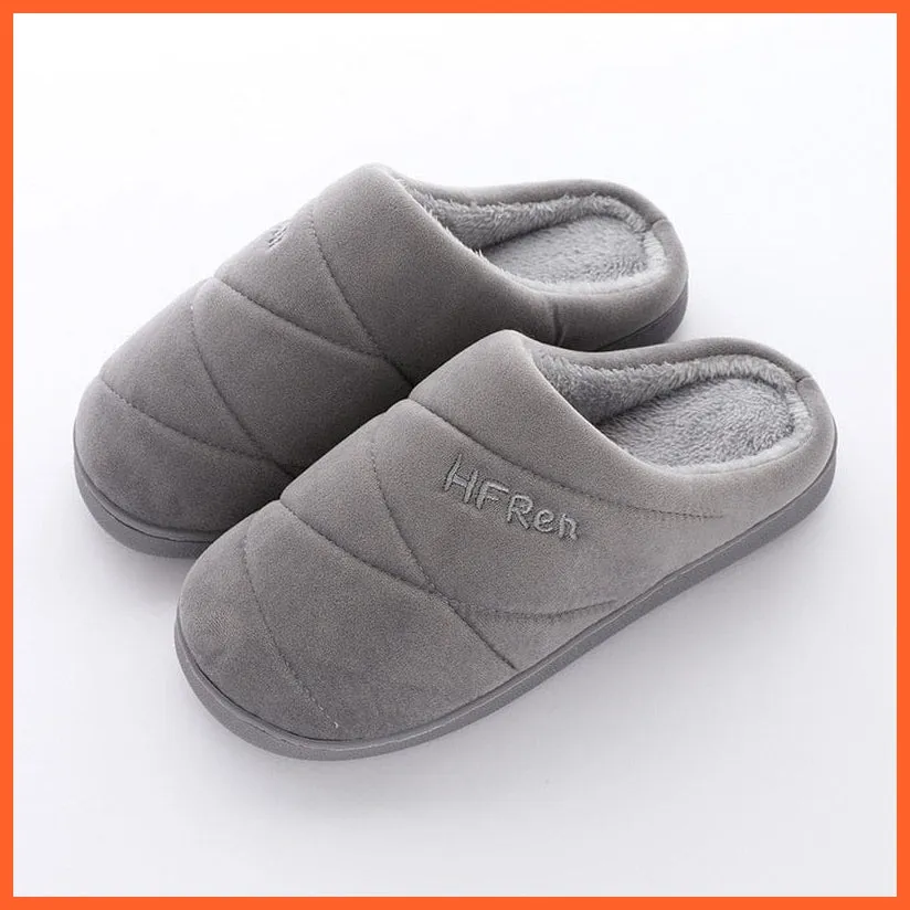 New Autumn Winter Women Men Bottom Soft Insole Slippers | Warm Non-Slip Slides Comfortable Footwear
