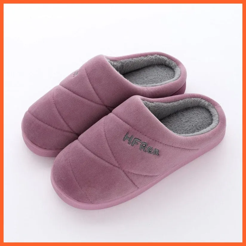 New Autumn Winter Women Men Bottom Soft Insole Slippers | Warm Non-Slip Slides Comfortable Footwear