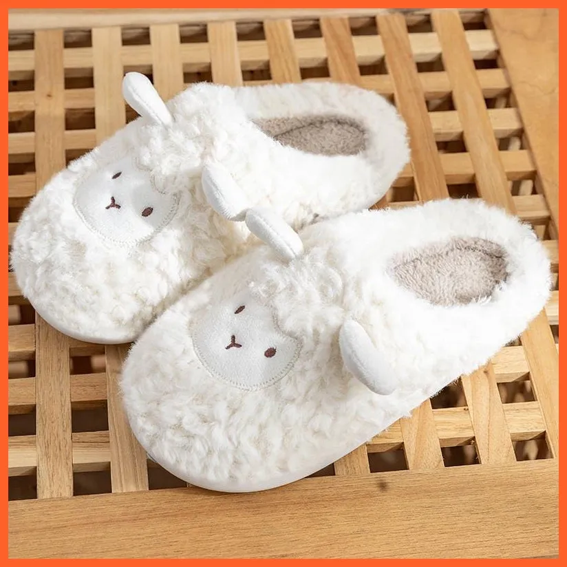 New Autumn Winter Women Men Bottom Soft Insole Slippers | Warm Non-Slip Slides Comfortable Footwear