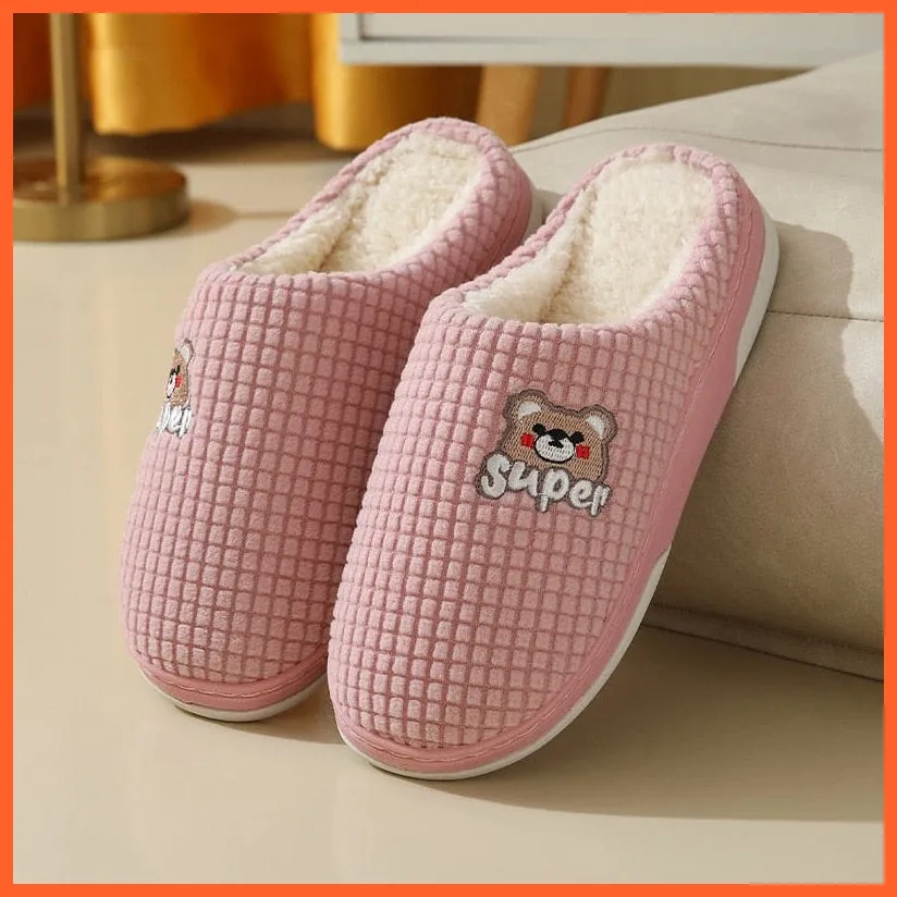 New Autumn Winter Women Men Bottom Soft Insole Slippers | Warm Non-Slip Slides Comfortable Footwear